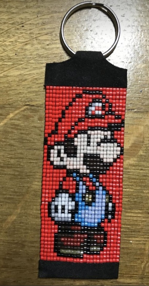 Mario keychain